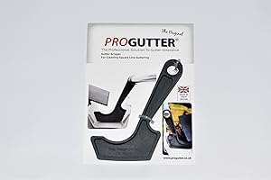 PRO GUTTER PROGUTTER 3610 square line gutter cleaning scraper, Grey, 21.0 cm*14.0 cm*2.0 cm