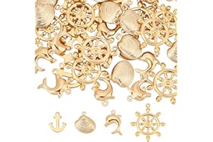 DICOSMETIC acier inoxydable Charms Ocean Theme Small Sea Star pendentifs animaux pendentifs pour collier bracelet boucle d'oreille fabrication de bijoux