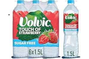 Volvic Touch of Fruit Strawberry Sugar Free Still Flavoured Water Multipack 6x1.5L