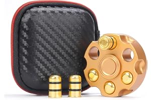 BEMKWG Cool Metal Fidget Spinner Toys Alloy Hand Finger Spinner Toy Spider Cube Toy Anti Stress Relief Anxiety ADHD Sidget (Yellow)