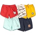 Real Basics Premium Multicolour Cotton Shorts for Girls (Pack of 5)