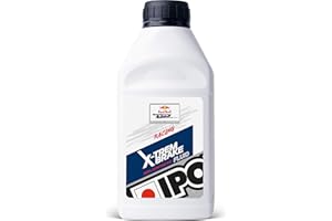 IPONE - Liquide de Frein et Embrayage Moto – Spécial Compétition – X-Trem Brake Fluid – 100% Synthétique - Point d'ébullition très élevé 328°C - Compatible dot 4 - 500 ml