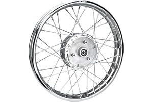 CITOMERX Alu Speichenrad inkl. Speichen Nabe Felge 1,5x16 Zoll kompatibel mit Simson S50 S51 Star KR 51 Schwalbe Duo