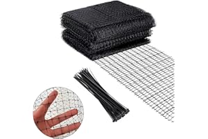AZONELIFE Red de Jardín, Malla para Plantas de Jardín, Red Antipájaros, Red para Pájaros, Red de Protección contra Pájaros Malla Protección con 30 Bridas para Cables para Proteger Verduras Plantas, 2,1 x 20 m