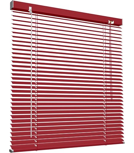 Tende Veneziane In Legno,Veneziane Orizzontali Per Interni Esterni,Tenda Veneziana In Vero Legno Per Finestre,Tende Facili Da Montare,Frangisole/Isolamento Termico Persiane,W×H-50x180cm/20x71in - 7