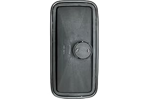 ‎MELTRUCK MelTruck® 2x Außenspiegel 375x185 mm E20 ø14-30 mm Seitenspiegel für LKW Bagger Traktor Bus(2, 375 x 185 mm ø14-30 mm)