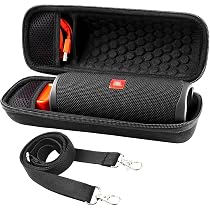 Borsa per Altoparlante Portatile Protettiva per JBL Flip 5 Compatibile con Bluetooth - Nero