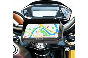 Support Telephone Moto valable pour Les guidons de Tous Types d'epaisseur et de Forme Coque Etanche avec Visiere valide pour Les Smartphones jusqu'a Un ecran de 7,5"