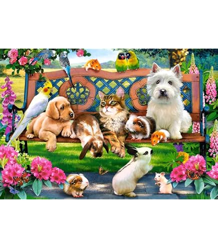 Castorland Crazy Pet Bath 1500 Piece Jigsaw Puzzle Castorland Crazy Pet Bath 1500 Piece Jigsaw Puzzle