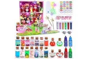 SHMILY Bastelset Kinder Mädchen ab 5-11 Jahre | Geschenk Mädchen 5 6 7 8 9 10 Jahre | Magie Kreatives Spielzeug ab 4-12 Jahren | Kinder Geburtstagsgeschenk Basteln Fee Märchen für Mädchen Geschenkideen