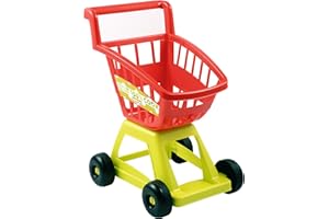 Jouets Ecoiffier – 1226 - Chariot de supermarché vide pour enfants 100 % Chef – Jeu d'imitation – Dès 18 mois – Fabriqué en France