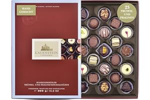 ‎LAUENSTEIN CONFISERIE Lauensteiner Erlesene Köstlichkeiten | 300g Pralinengeschenk | 23 Pralinen OHNE ALKOHOL