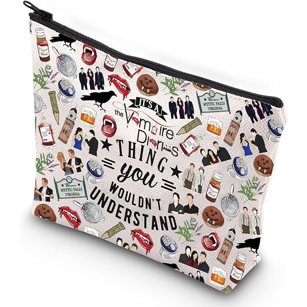 Edw Vampir Make-up-Tasche – TV-Show Inspirierte Kosmetiktasche Für Fans | Geschenk Für Film-Liebhaberinnen