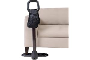 Stander CouchCane - Ergonomic Safety Support Handle + Adjustable Living Room Standing Aid for Chair Couch & Lift Chair + Organizer Pouch (Eligible for VAT Relief in the UK)