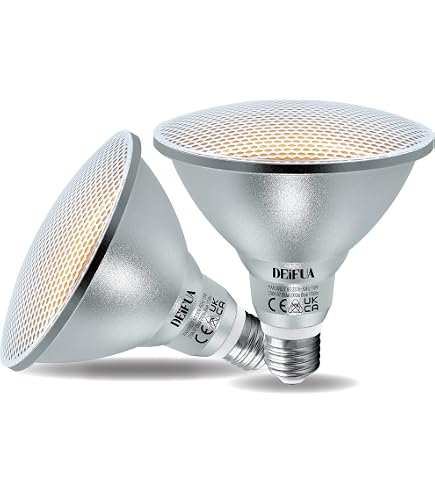 Allesgute Set di 2 Lampadine LED PAR38 E27 15W 230V Bianco Caldo 3000K Impermeabile IP65 180 Gradi Non Dimmerabile Equivalente a una Lampadina Alogena da 150W