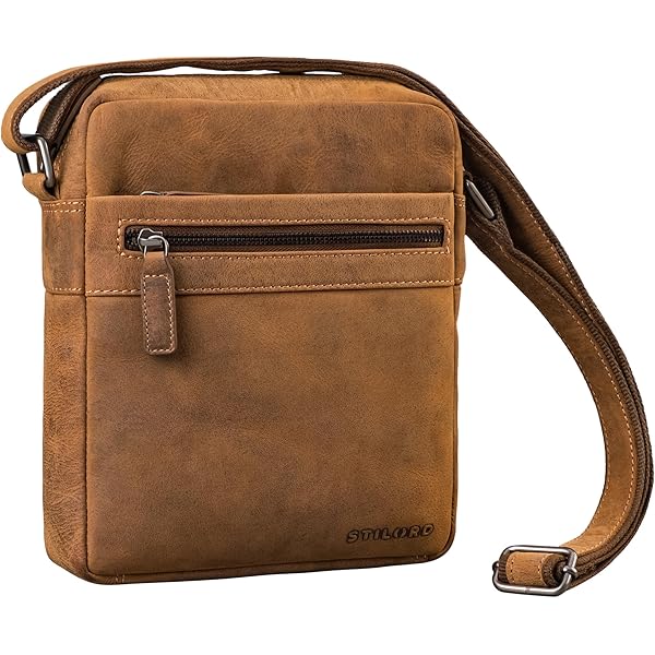 Pochette Uomo Borsello Maschile STILORD 'Nero' Pochette Uomo Con