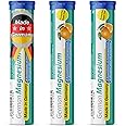 German Magnesium Drink Effervesent Tablets 60 Servings Orange Flavour – 200 mg Magnesium Sugar Free, Vegan – T&D Pharma – Made in Germany