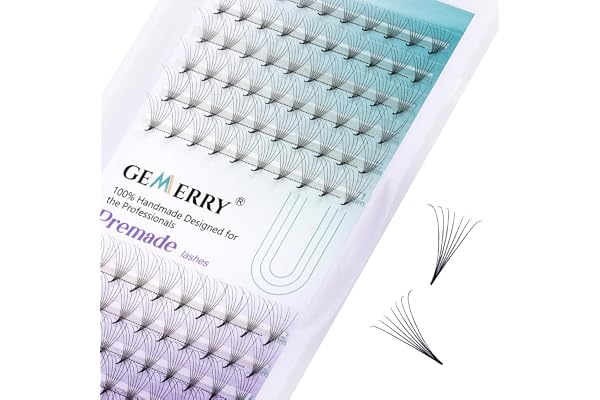 Cils Prefait Premade Fans Cil Volume Russe Extension 7D Bouquet Soie 0.07 C curl 8-14mm Lash Extensions de GEMERRY (7D-0.07-C-8-14mm)