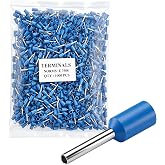 Heschen E7508 AWG 20/0.75mm&sup2;, Vinyl Insulated Copper Wire Connector, Blue, Pack of 1000