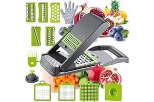 DLD 12-in-1 Multifunktionale Gemüse und Obst Shredder Küche Multifunktionale Gemüse Schneidemaschine Göttliches Werkzeug Kartoffelschneidemaschine Haushalt Kartoffelchips Schneidemaschine