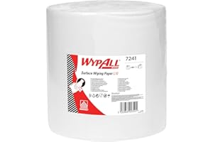 WypAll L10 Surface Wiping Paper 7241 - Jumbo Xtra Wide Wiper Roll - 1 Roll x 1,000 White Paper Wipers