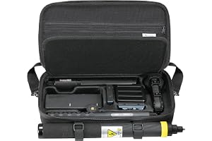 AMAZEAR Bärväska för Insta360 X5/X4 Air väska, kompatibel med 3 m 9,8 fot Extended Edition Selfie Stick, bärbar vattentät axe