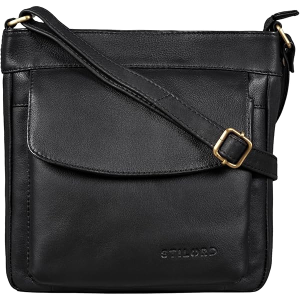STILORD 'Nia' Dames Schoudertas Klein Leder Handtas Vrouwen Vintage Handtassen Schoudertas Crossbody Avondtas Vrouw Lederen Handbag Echt Leer Tas, Kleur:colorado - bruin