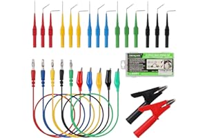 SWANLAKE GARDEN TOOLS SWANLAKE 22PCS Back Probe Kit, Back Probe Pin Kit - Professional Automotive Diagnostic Tool Set with Alligator Clips and Banana Plugs - Ideal for Car Repair and Maintenance