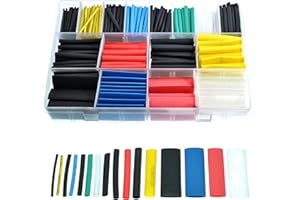 Oiyagai 580 Piezas Tubo Termorretráctil 2:1 6 Colores 11 Tamaños Juego De Tubos Conjunto Combinado De Envoltura De Cables Para Hogar Coche Bricolaje Seguro