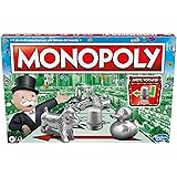 Monopoly Classico, Gioco da Tavola per Famiglie, Adulti, Bambini e Bambine da 2 a 6 Giocatori, Giochi di Strategia Divertenti