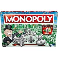 Monopoly Classico, Gioco da Tavola per Famiglie, Adulti, Bambini e Bambine da 2 a 6 Giocatori, Giochi di Strategia Divertenti