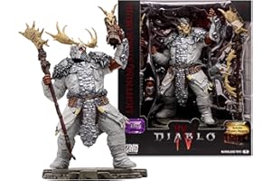 McFarlane Toys Diablo IV Lightning Storm Druid (Epic) 1:12 Scale Posed Figure with Interchangeable Head and Hand, 3 Weapons, Display Base, and Mystery Weapon - Channel the Fury of Nature's Wrath