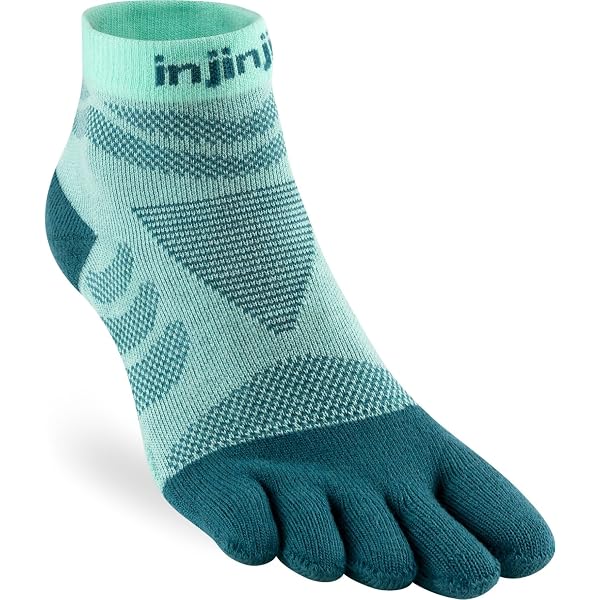 Chaussettes De Trail Injinji Women's Midweight Crew – Design à Doigts Séparés, Fibres Coolmax, Pour Course En Sentier (multicolore, Taille XS-S) - 6