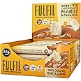 Fulfil White Chocolate Peanut & Caramel Flavour Bar, High Protein, 9 Vitamins, Low Sugar 15x55g