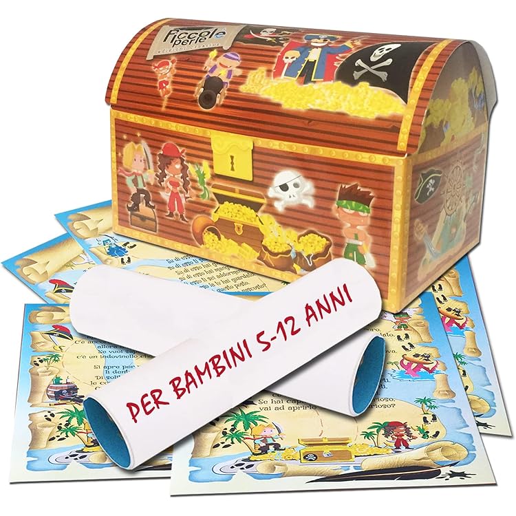 Gioco Caccia Al Tesoro Compleanno Bambini 8-11 Anni - Set Completo Con Enigmi, Inviti E Certificati - Foto 5