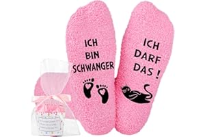 Jeasona Geschenke für Frauen zu Weihnachten, Valentinstag, Muttertag, Geburtstag Flauschige rutschfeste Kuchensocken