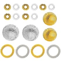 4 Stück Fidget Skills Spielzeug,Metallfarbe Sensor Produktbild-Vorschau 8