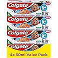 Colgate Kids Toothpaste Multipack 6+ Years – gentle toothpaste for kids – contains dentist-recommended level of fluoride – maximum cavity protection – 4x stronger enamel*