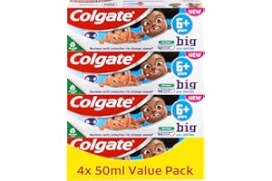 Colgate Kids Toothpaste Multipack 6+ Years – Gentle Toothpaste for Kids – Contains Dentist-Recommended Level of Fluoride – Maximum Cavity Protection – 4X Stronger Enamel*