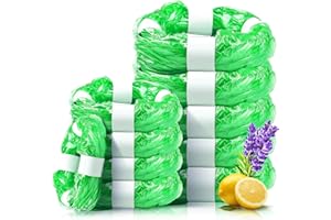 SupaWeiss 10Pack Nappy Bin Refill,Baby Scented Nappy Bags,Diaper Pail Refill Bag,Holds 2800 Newborn Diapers,Anti-Odor Antibacterial Nappy Disposal Bag Compatible With G-enie/A-ngelcare/T-ommee