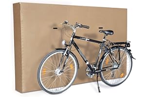ratioform Scatola Resistente per Trasporto di Biciclette - Cartone a Onda Doppia, Montaggio Rapido e Facilità di Trasporto (1350 x 220 x 750 mm)