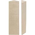 Timber Acoustics® Tri Bass Traps 1'x4'x9", Rockwool Acoustic Room Treatment, NRC = 0.90 [SET OF 2] (Beige)