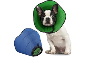 BONTHEE Collar de cono de perro para después de la cirugía, conos de perro alternativa para perros extragrandes, collares ajustables de recuperación de mascotas, collar isabelino para perros, collares