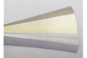 SUFE Pearl Cream pack1 Iris Folding Strips 5X Mixed Colours DeeCraft