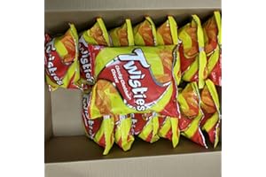 NICLAW GOURMET Twisties Cheeky Cheddar Cheese 60g Each 14 Packets, Halal, Exp 17th Sept '25