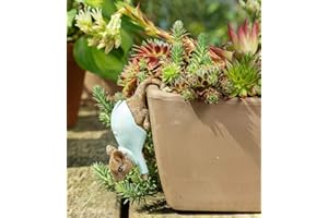 Pot Buddies Beatrix Potter Johnny Town-Mouse Figure Plant Pot Hanger - Handmade Garden Ornament - Decorative Flower Planter Figurine