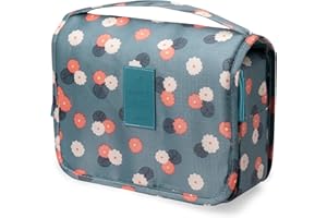 OrgaWise Kosmetyczka Podróżna Wisząca Przenośna Damska Męska Dziewczęca Składana Organizer Na Kosmetyki Do Makijażu z Wodoodporną Torbą Ze