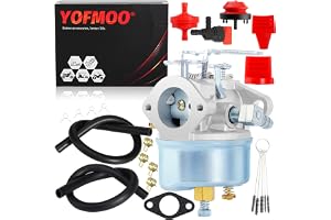 YOFMOO 632113 632113A förgasare kompatibel med Tecumseh HS40 HSSK40 Toro 38010 38015 38250 Snöslunga 421 521 snöslunga 4HP 5HP justerbar 056326 520962 50662 50662 5062 50662 5062 50662 50662 5062