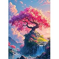 DIY Diamant Painting Lebensbaum - 5D Vier Jahreszeiten Set 30x30cm