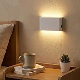 مستشعر مغناطيسي قابل لإعادة الشحن ثنائي الاتجاه LED Sconce 2700K Daylight، وضع التشغيل والإيقاف والمستشعر (قطعة واحدة)